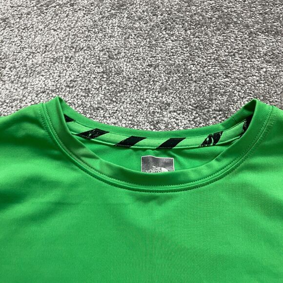 The North Face Active Top Womens Large Green Short Sleeve Round Neck Graphic Gym - Picture 9 of 15